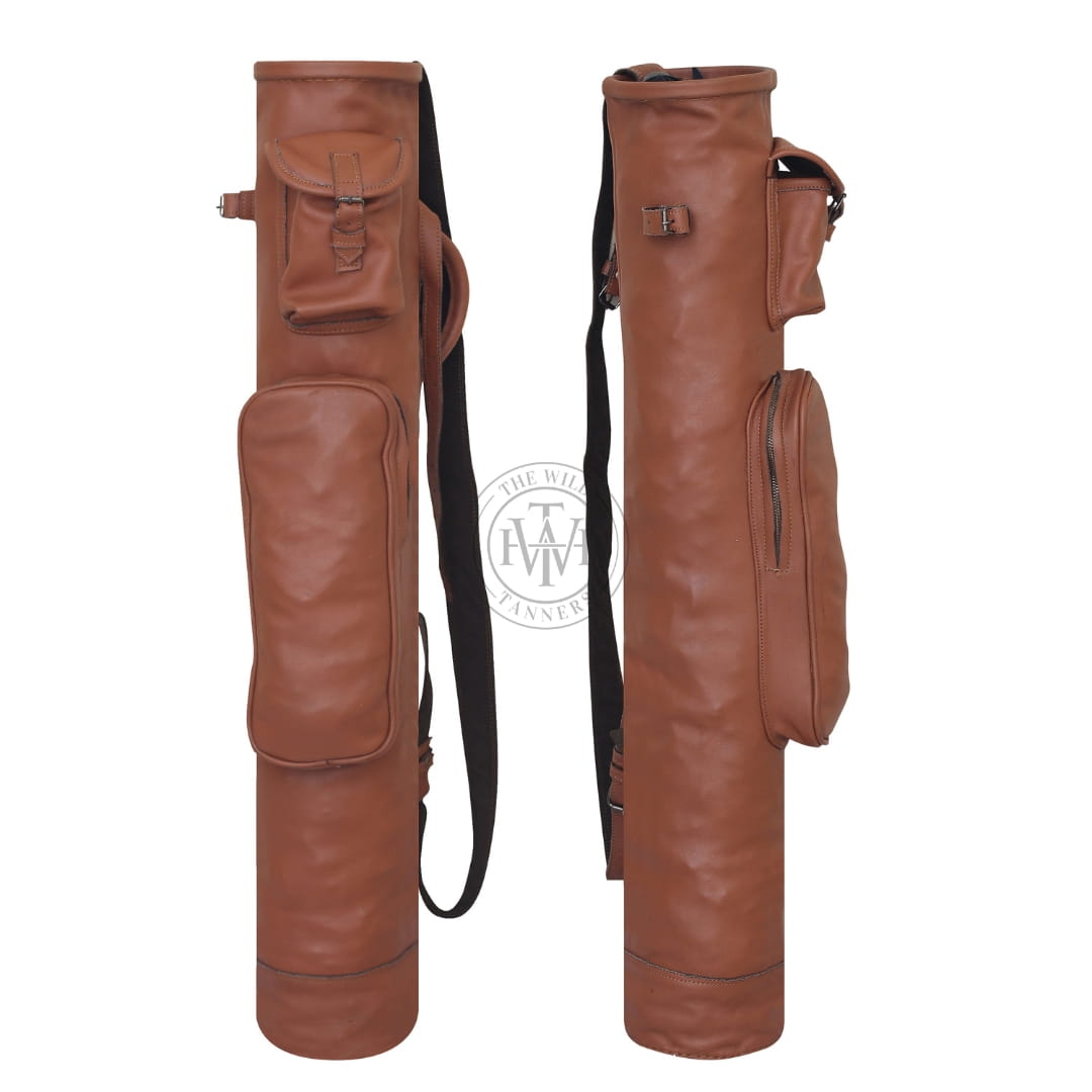 Leather Golf Bag with Multiple Pockets, view 2