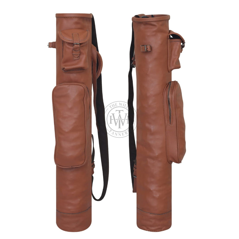 leather pencil golf bag, sunday golf bag, golf pencil bag, leather golf bag