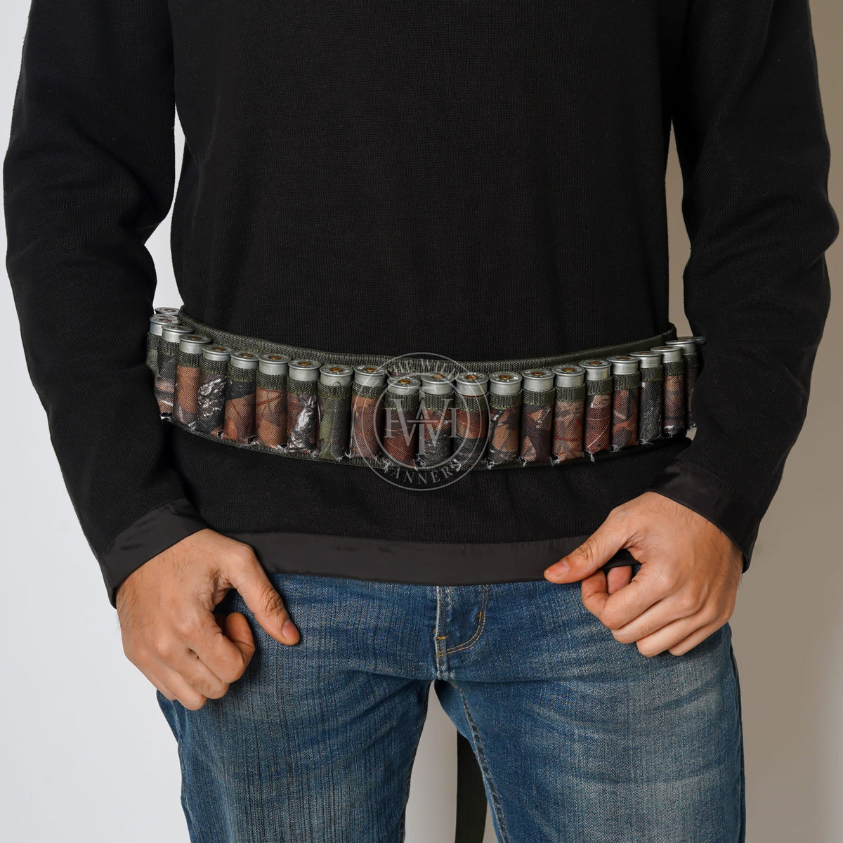 Camouflage Cordura Cartridge Belt, view 3