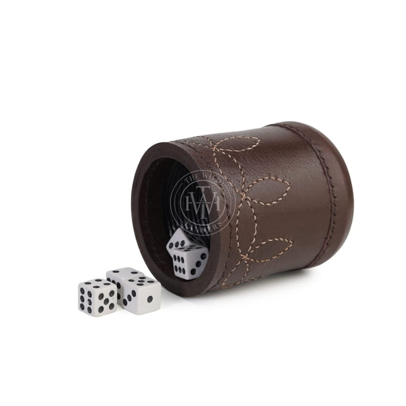 Brown Dice Cups, Leather Dice Cups, Leather Dice Cup, Dice Shaker, Dice Roller