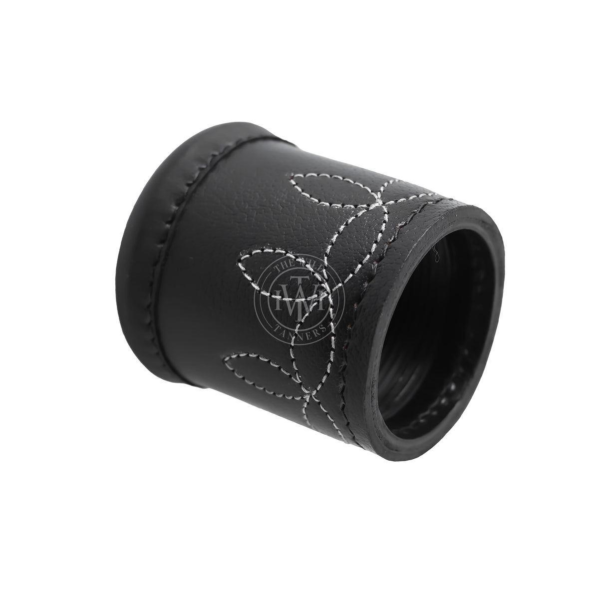 Genuine Leather Dice Cup - Black, view 3