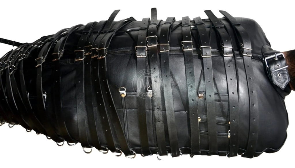 Genuine Straight Jacket Leather Sleepsack, view 3