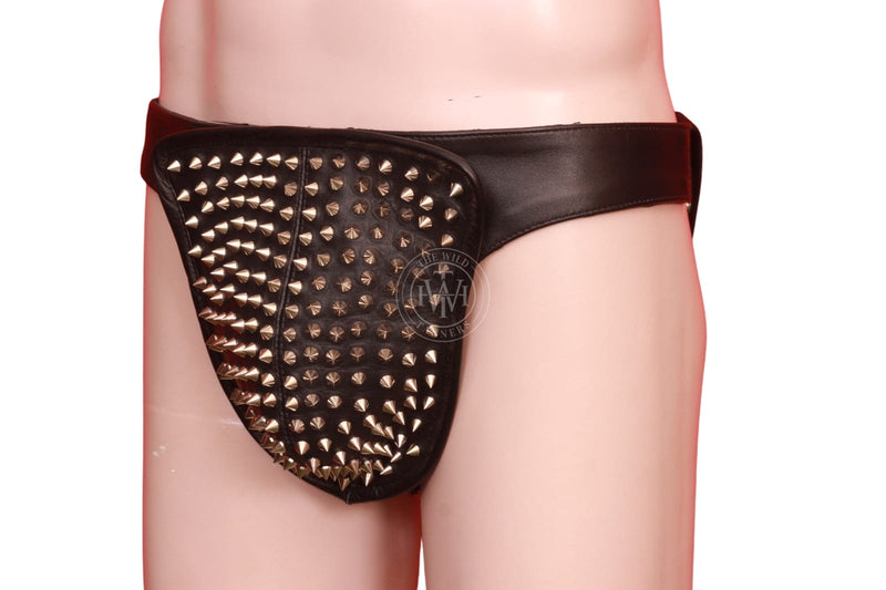 mens leather jockstrap, handcrafted leather jockstrap, adjustable jockstrap, removable cod-piece