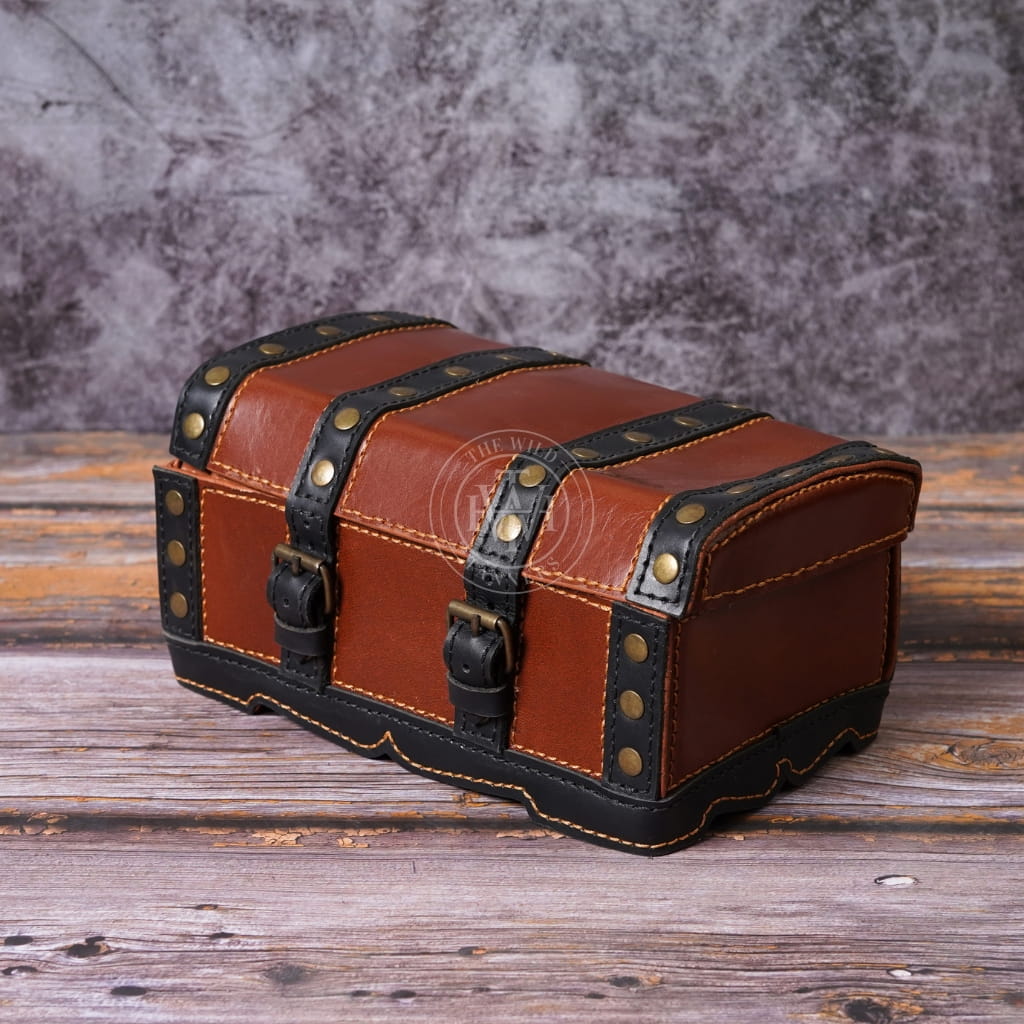 Genuine Leather Treasure Box, view 3