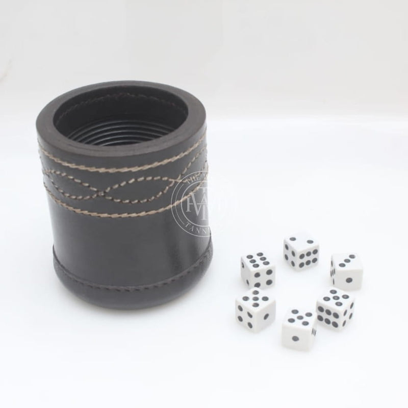 Leather Dice Cups, Brown Dice Cup, Leather Dice Cup, Dice Shaker, Leather Dice Shaker, yahtzee dice cup