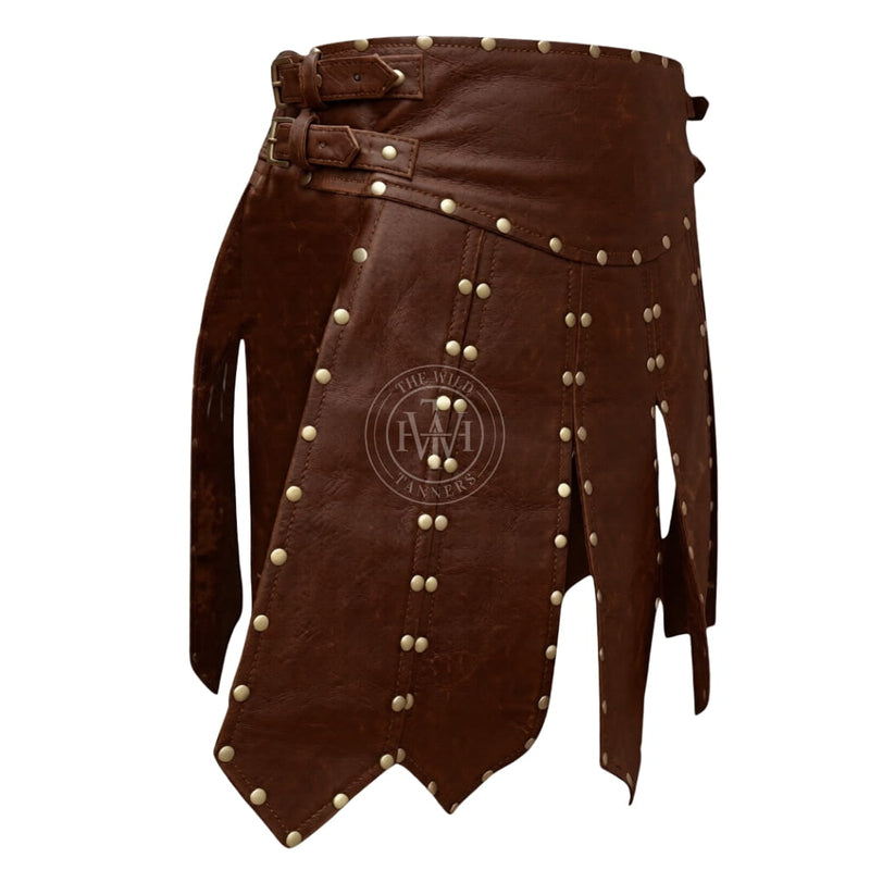 leather kilt, leather kilt for men, mens leather kilt, Gay Kilt, leather gladiator kilt