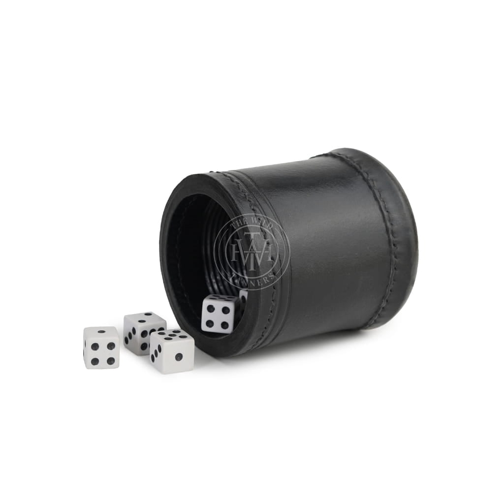 Classic Dice Cup Leather with Ribbed Interior, view 2