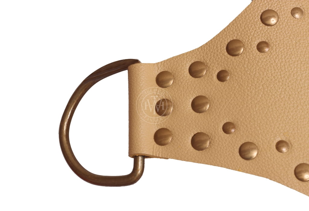 Leather Bondage Sling with 2 Stirrups, view 4