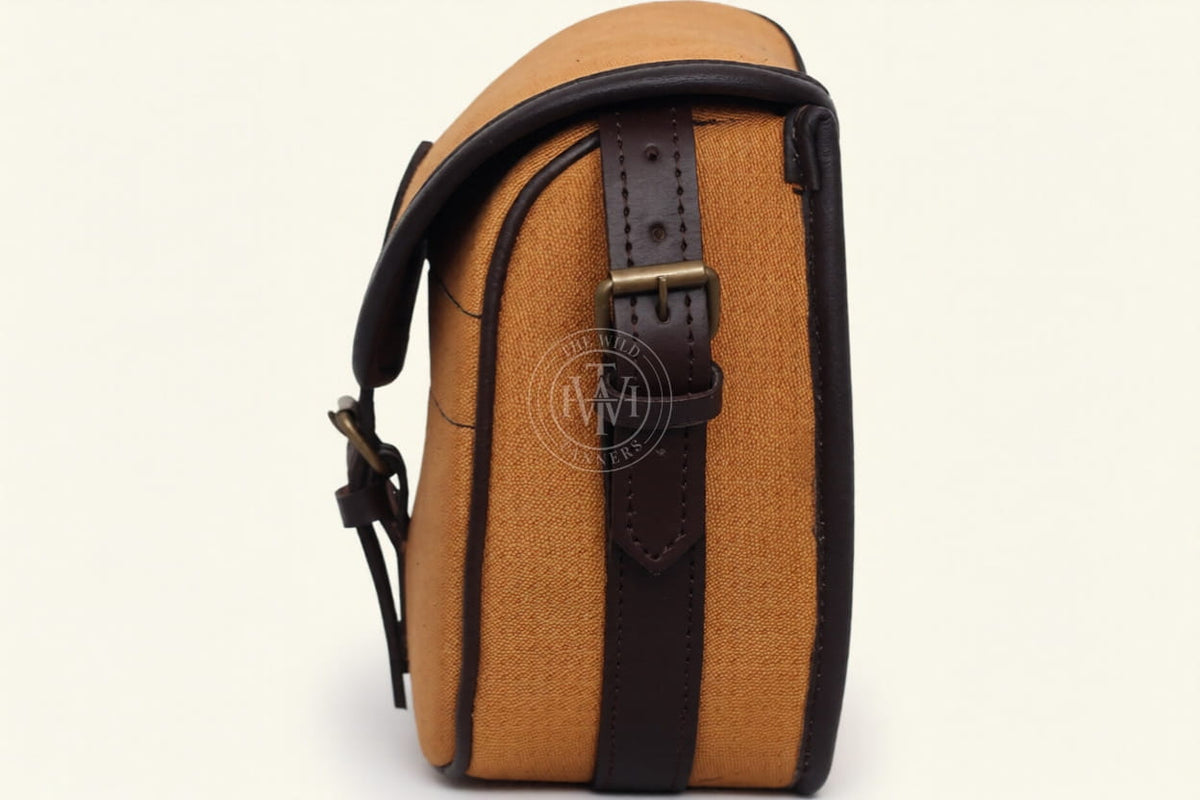 Premium Canvas Cartridge Bag Leather, view 4