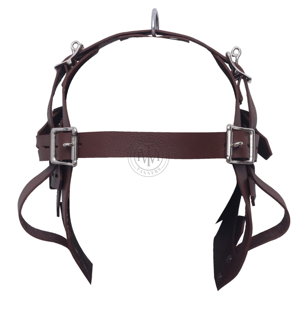 bondage muzzle gag, leather muzzle mask, BDSM restraint gag, adjustable leather muzzle, fetish bondage gear