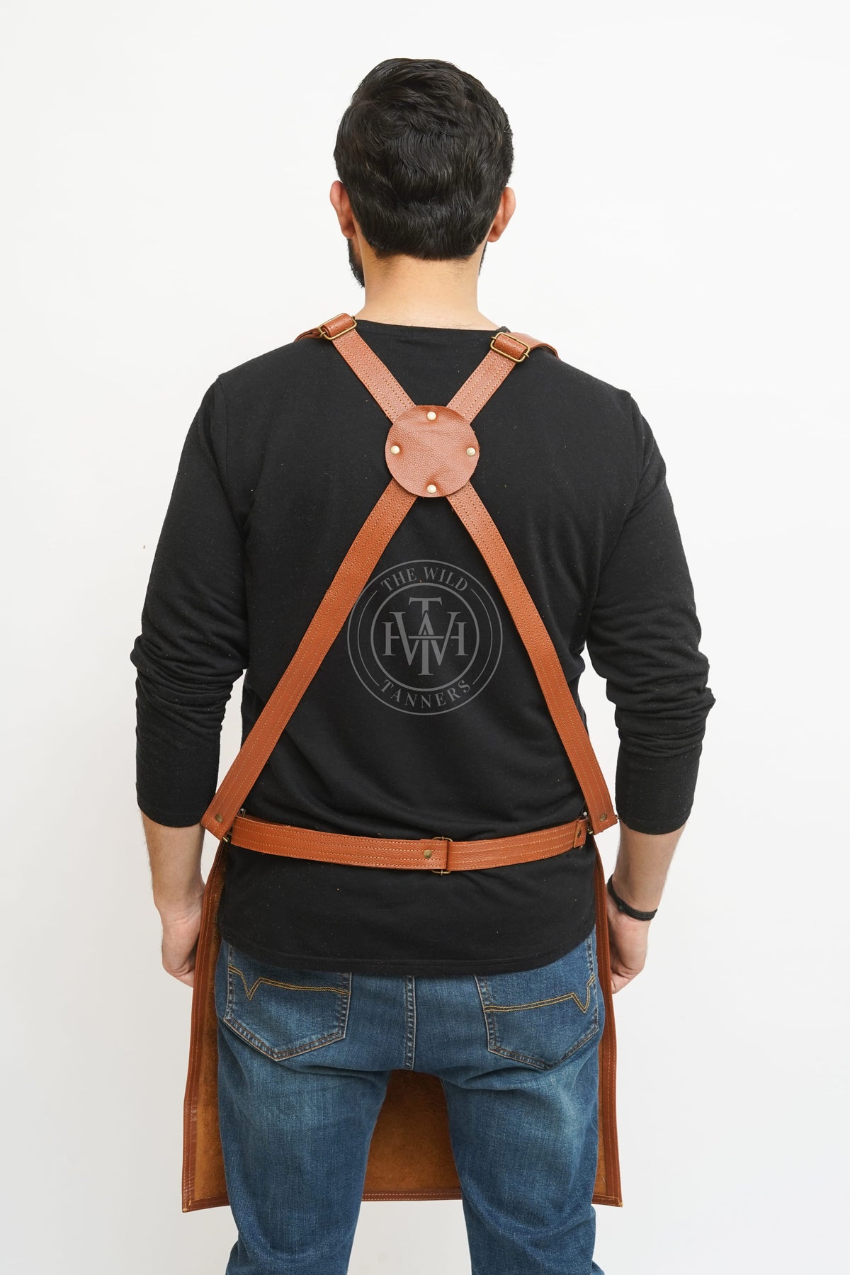 Genuine Leather Bartender Apron for Multi Purposes, view 3