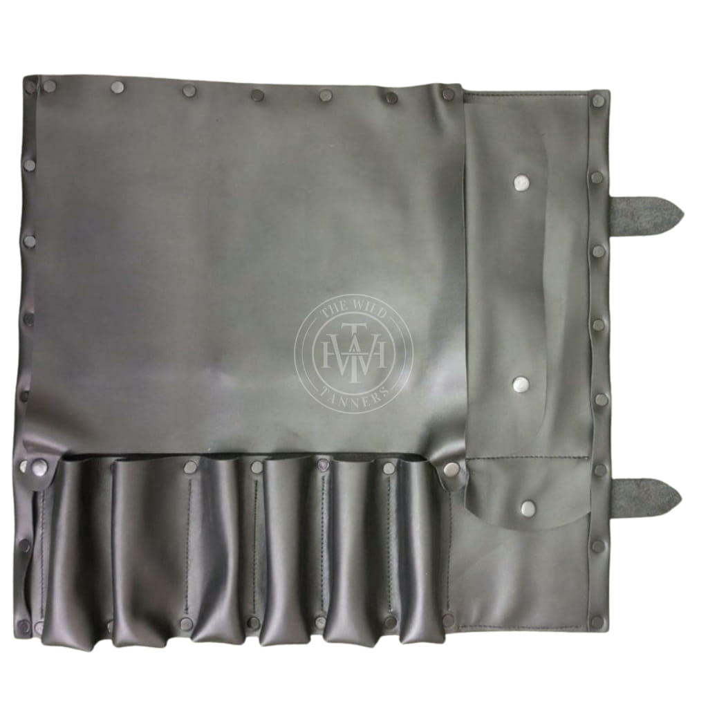 Genuine Knife Leather Roll Bag