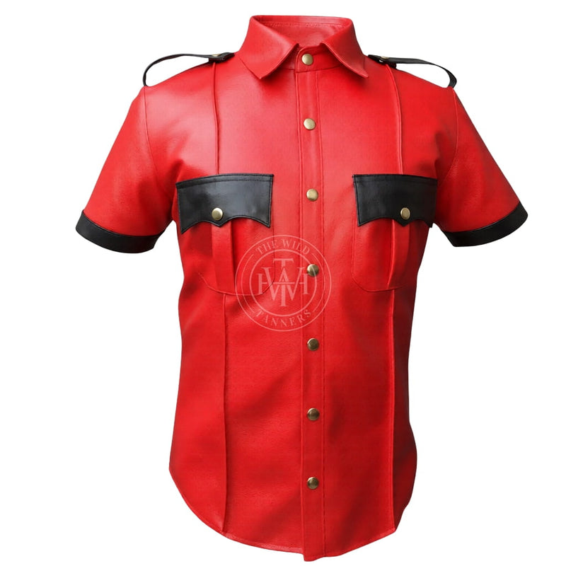 leather shirt, leather pant, leather gay uniform, leather BDSM suit, leather gay suit, leather gay uniform