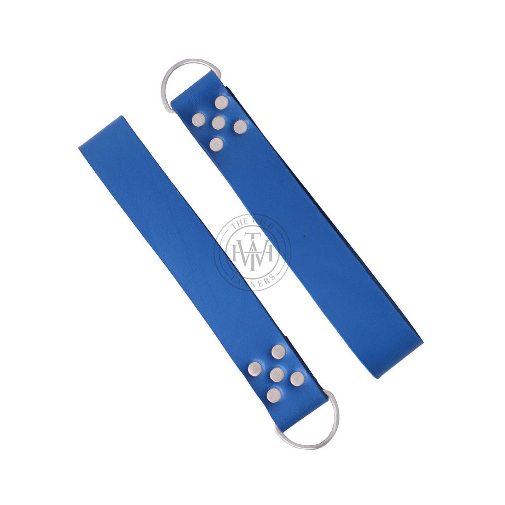 Blue Heavy-Duty Leather Sex Sling, view 3