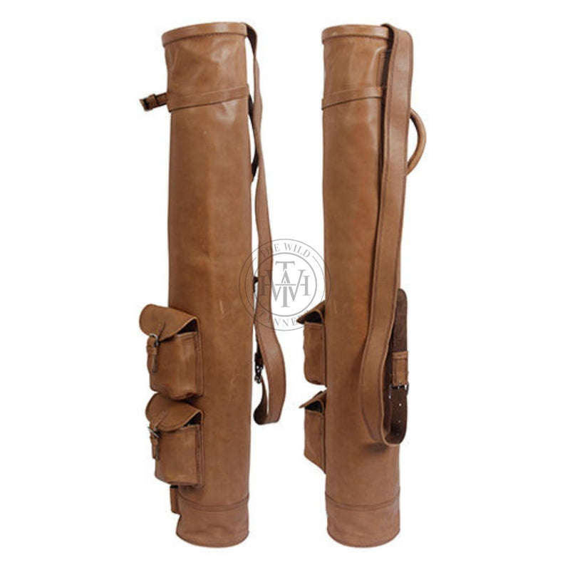 Pencil Golf Bag, Leather Golf Bag, Vintage Golf Bag