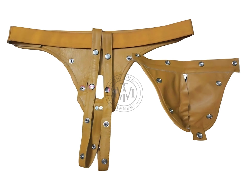 Genuine Leather Jockstrap For Men, view 4