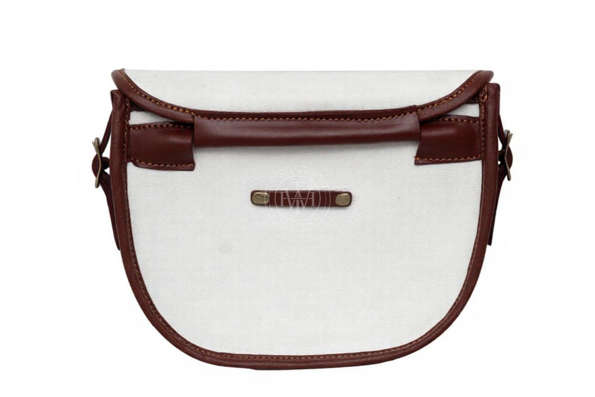 Leather Canvas Cartridge Bag, view 3