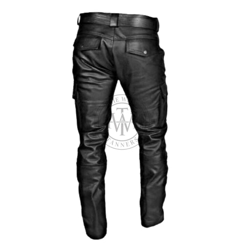 Genuine Leather Bluf Men's Trousers, view 3