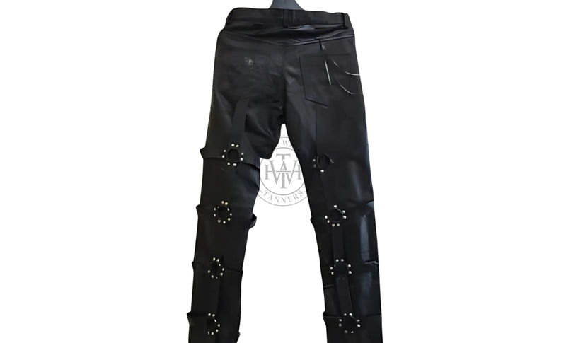 leather pants, leather BDSM Pants, Leather Bondage Pants, Gay Leather Pants, Leather pants mens