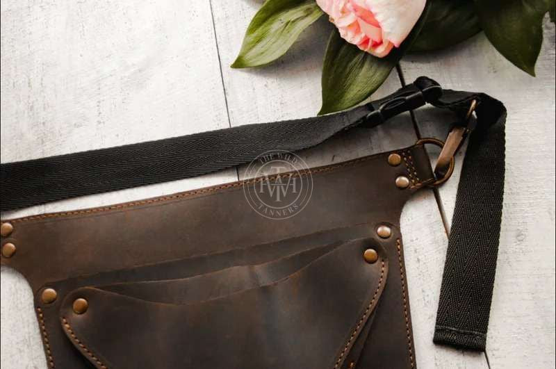 Leather Florist Tool Belt, view 6