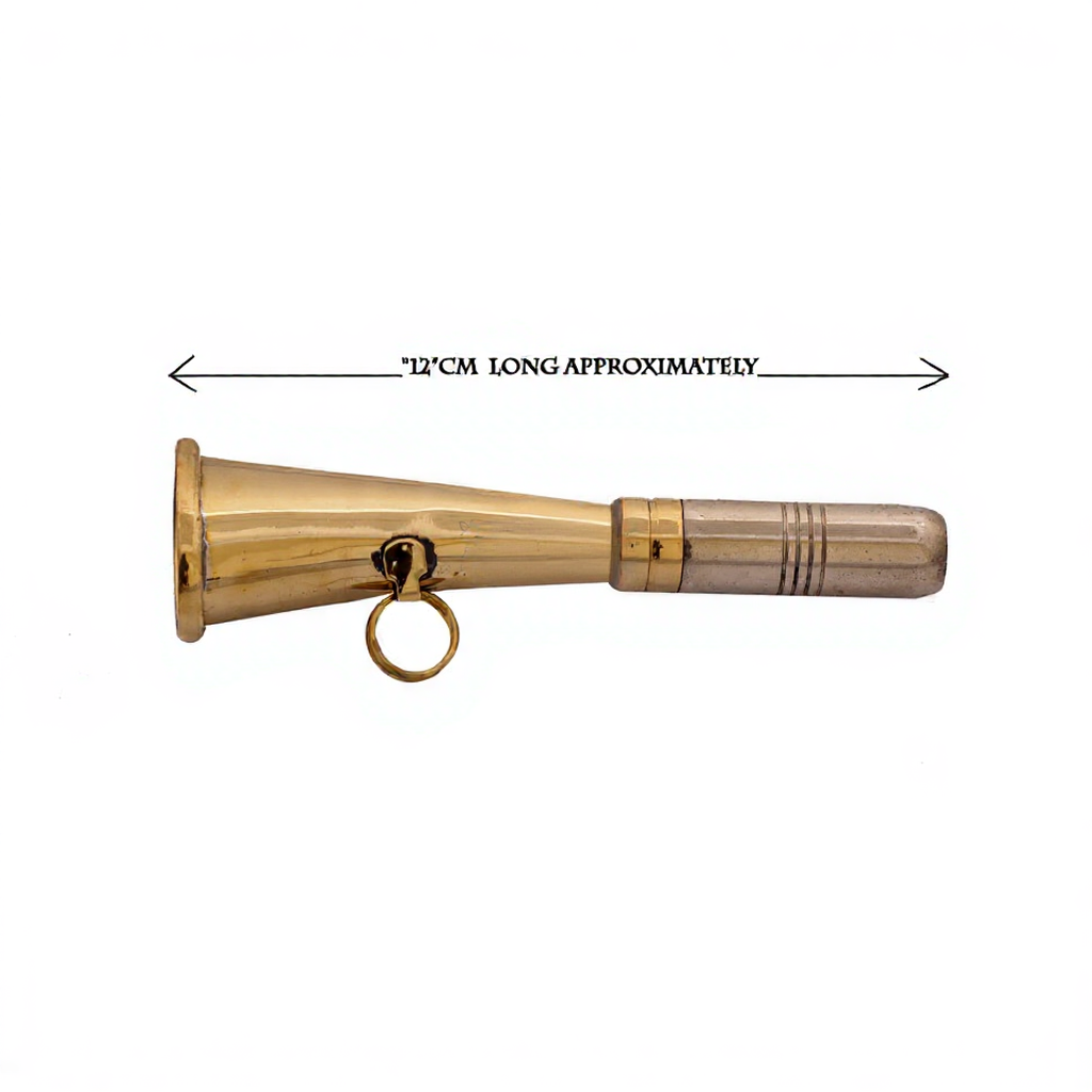 brass bosun whistle, boatswain pipe marine tool, antique nautical whistle, traditional naval signal whistle, maritime brass pipe, vintage boatswain call, ship bosun's whistle, brass steel whistle nautical, 12cm bosun whistle, brass and steel boatswain pipe, marine signal whistle with dimensions, antique navy whistle 12 cm, brass whistle with measurement, maritime bosun pipe tool, vintage 12cm naval whistle, collector's boatswain call