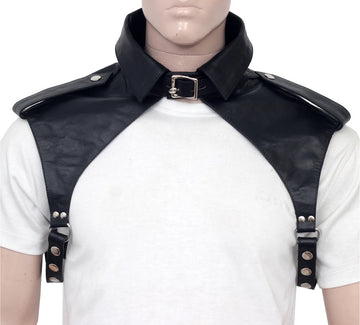 Shirt Style Leather Shoulder Harness