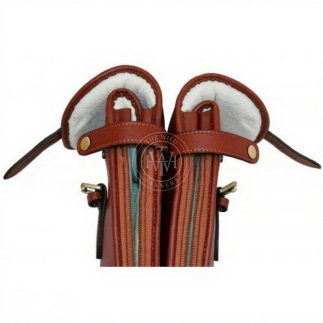 Tan leather shotgun case with detachable design, Gun Cases For Shotgun