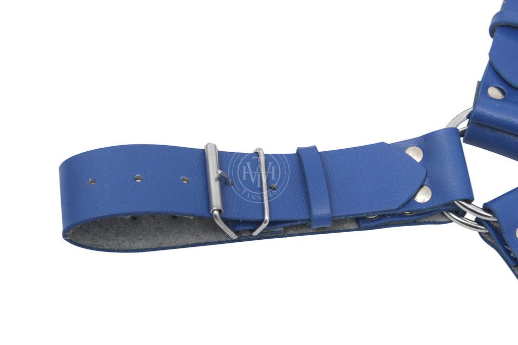 leather bondage chest harness with adjustable straps