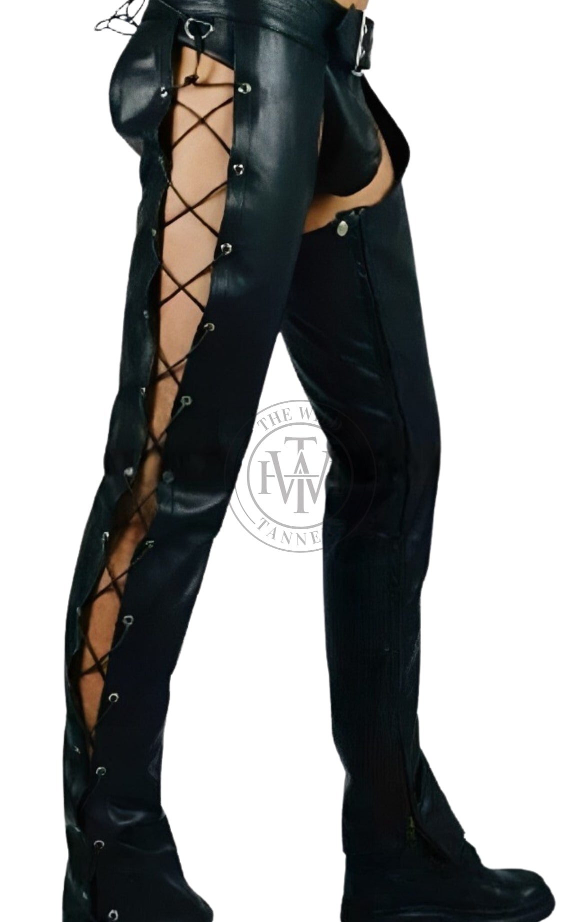 Bikers Style Leather Chaps For Men, view 3