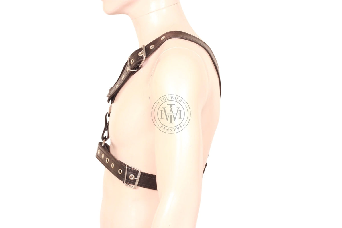 Men Leather Harness, view 3