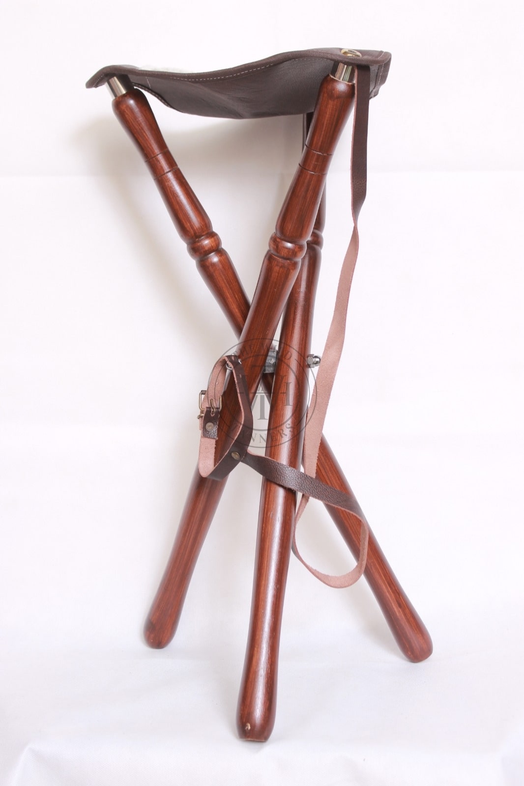 Wool Folding Tripod Camping Stool, view 3