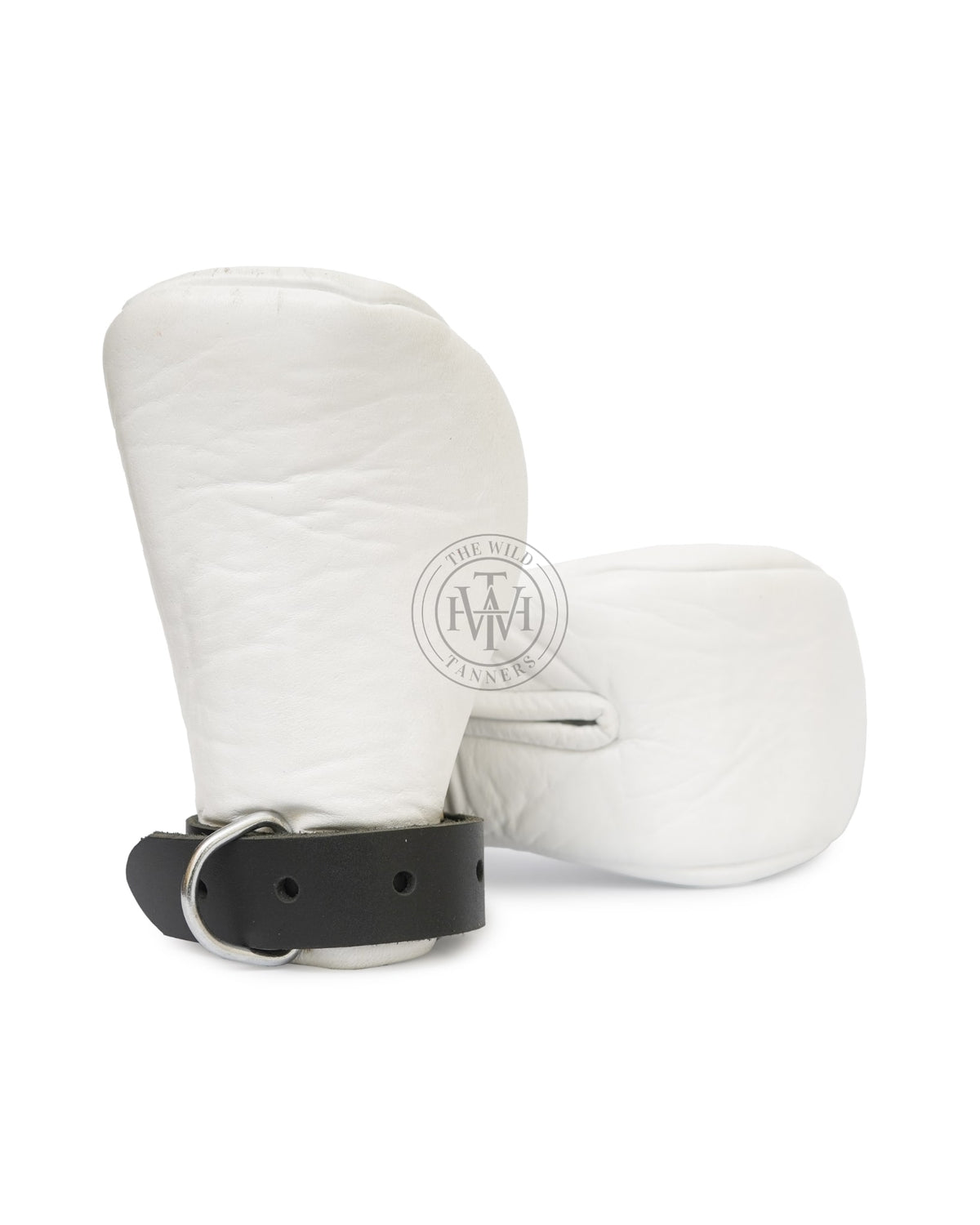 Genuine Leather Bondage Mitts, view 3