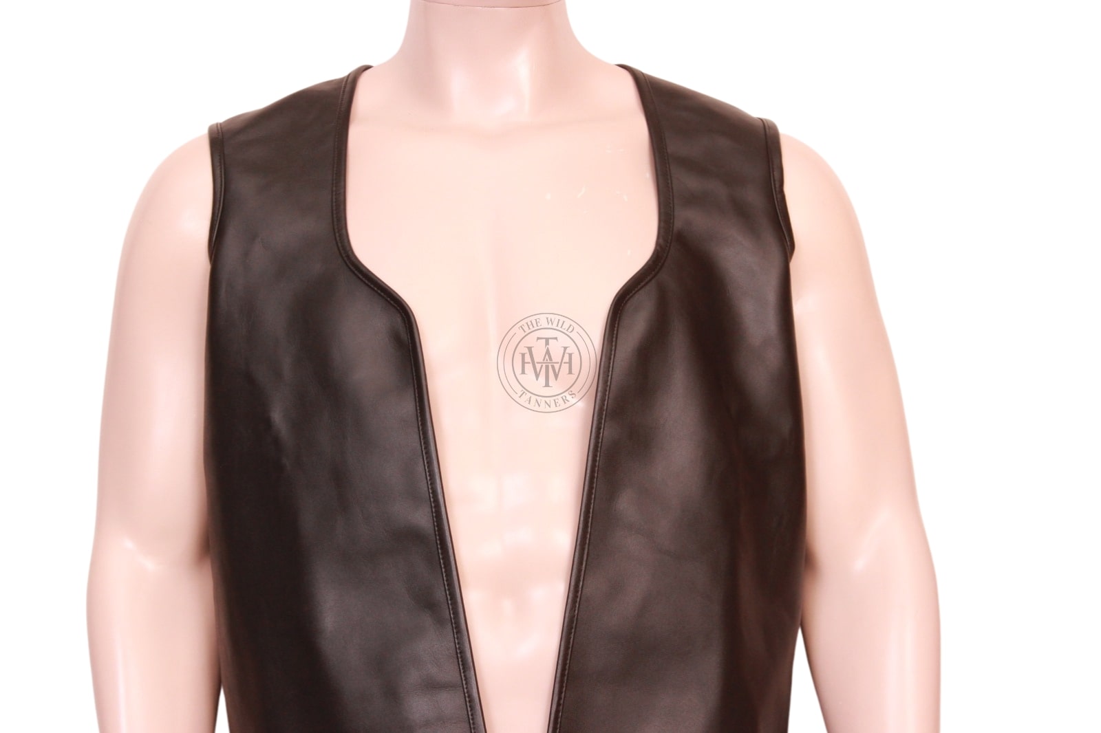 leather camping vest, leather vest, handcrafted leather vest, leather bondage vest, leather bdsm vest