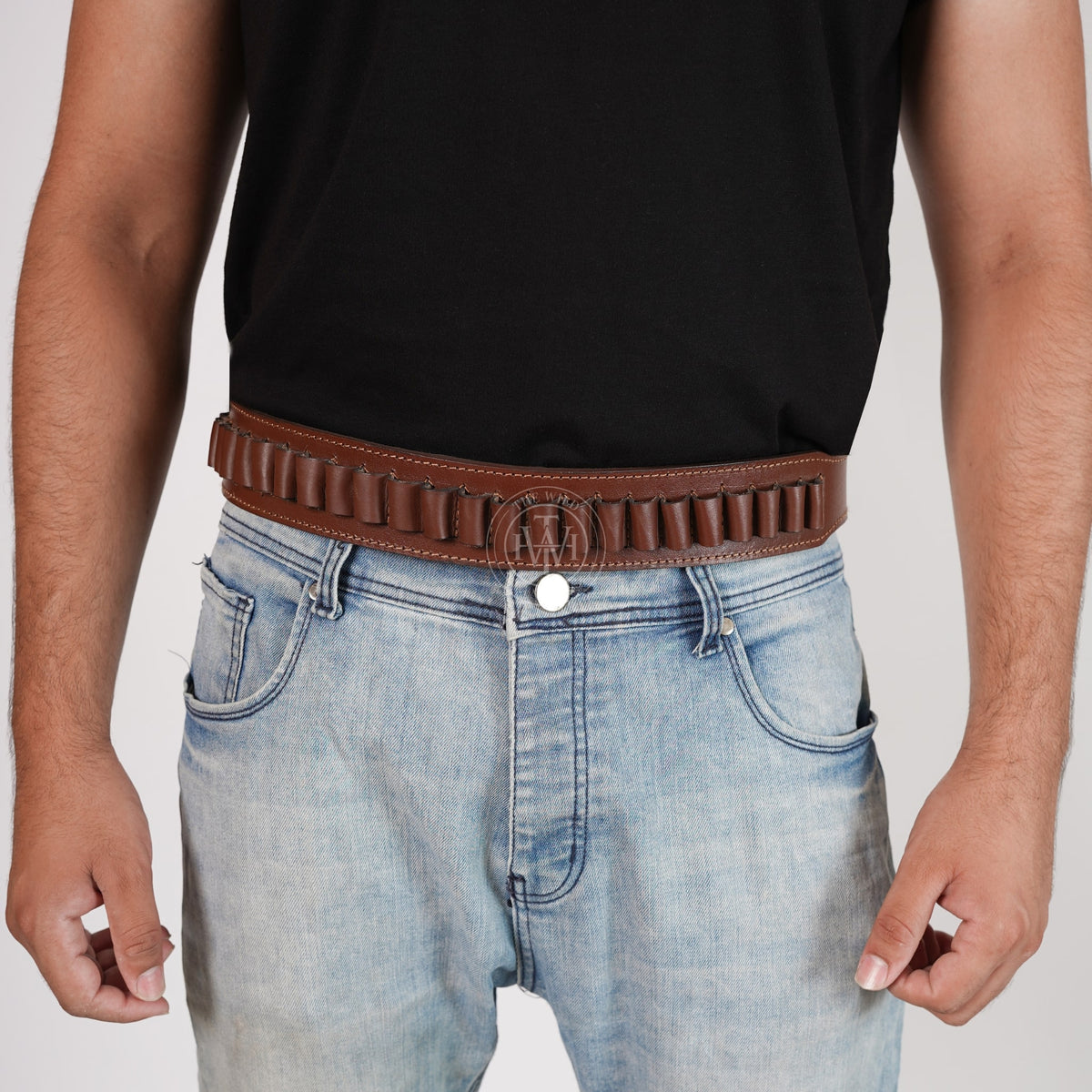 Cartridge Leather Shotgun Shell Belt, view 3