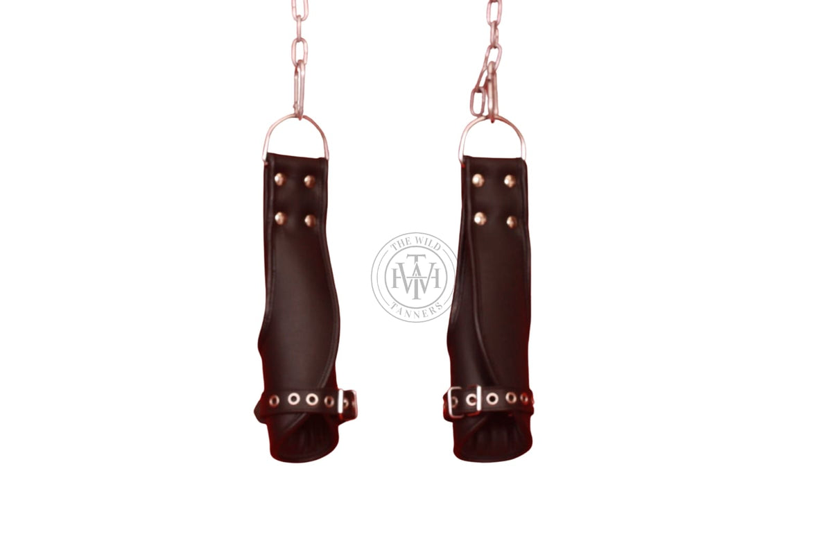 Genuine Leather Suspension Wrist Cuffs, view 3