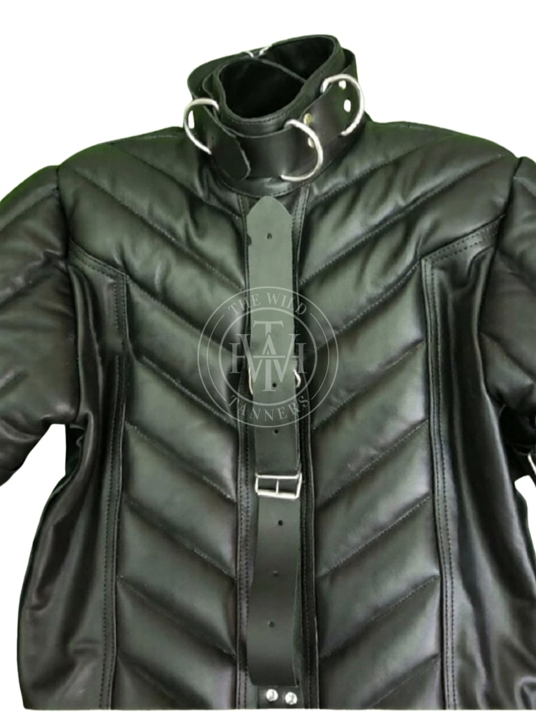 Leather BDSM straitjacket, view 4