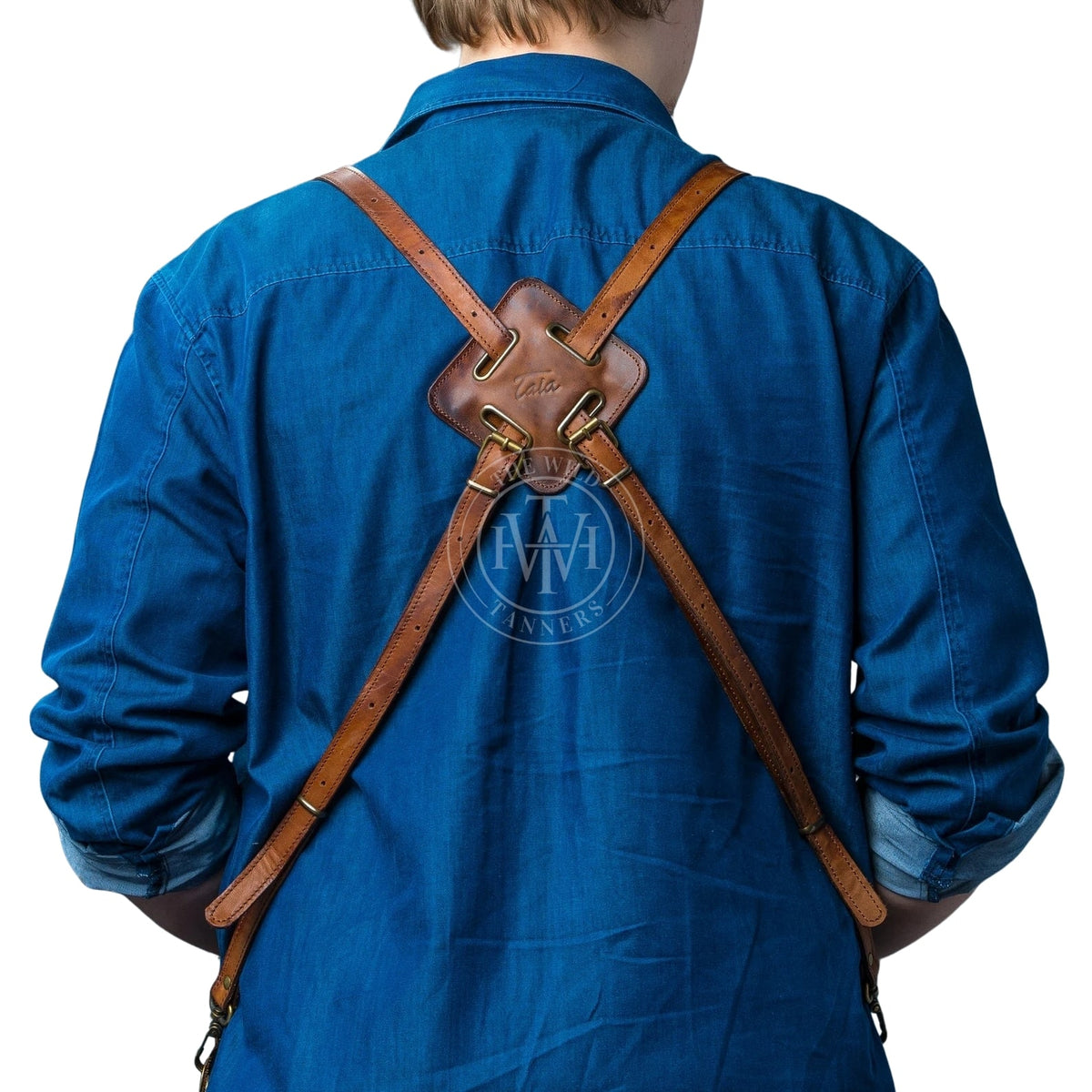 Leather Work Aprons With Pockets, view 3