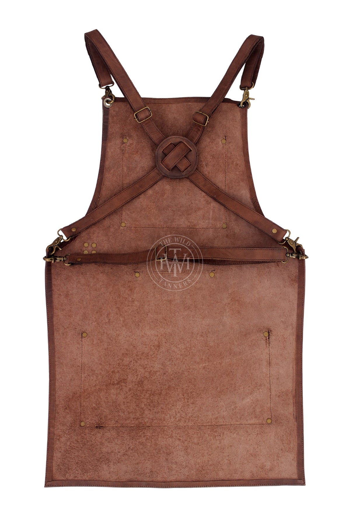 Cross-Back Leather Work Aprons, view 3
