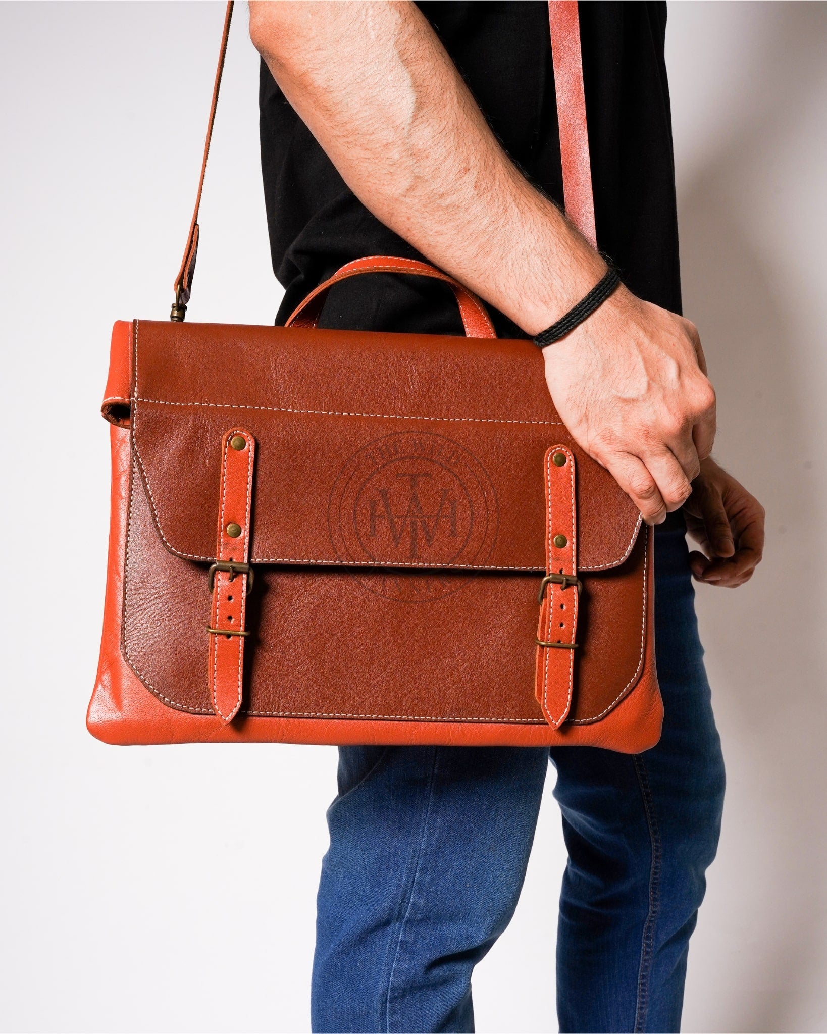 leather briefcase, leather messenger bag, leather office bag, stylish leather briefcase