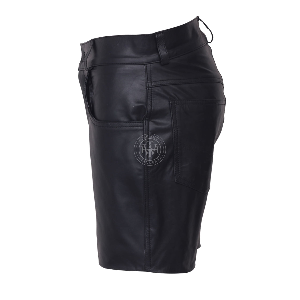 Leather Shorts for Men, view 3
