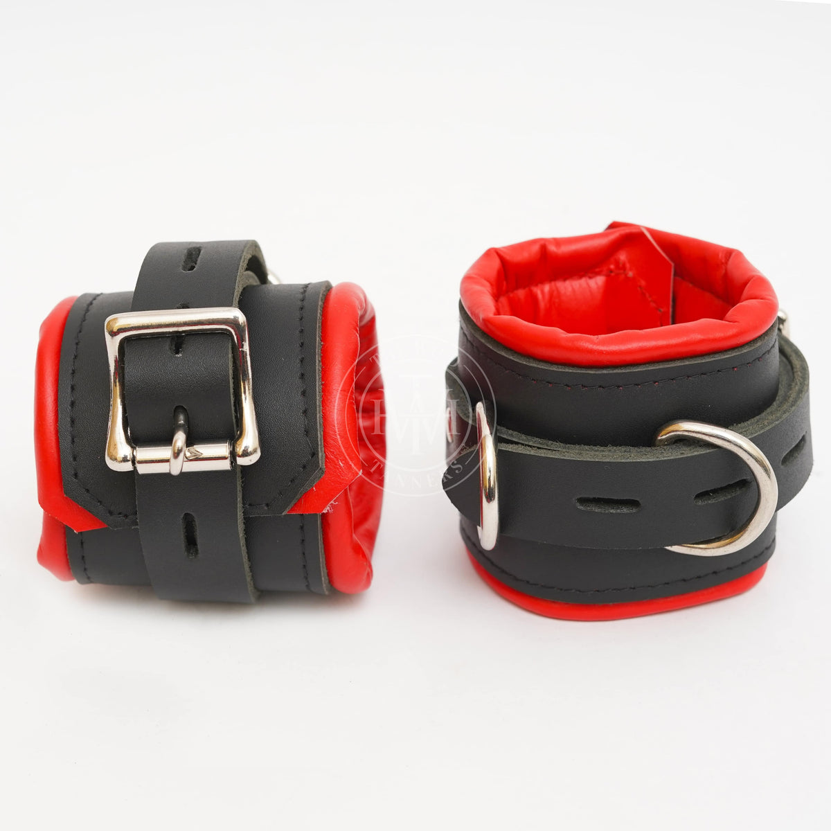 Genuine 7 Pcs Set Leather Bondage Cuffs, view 3