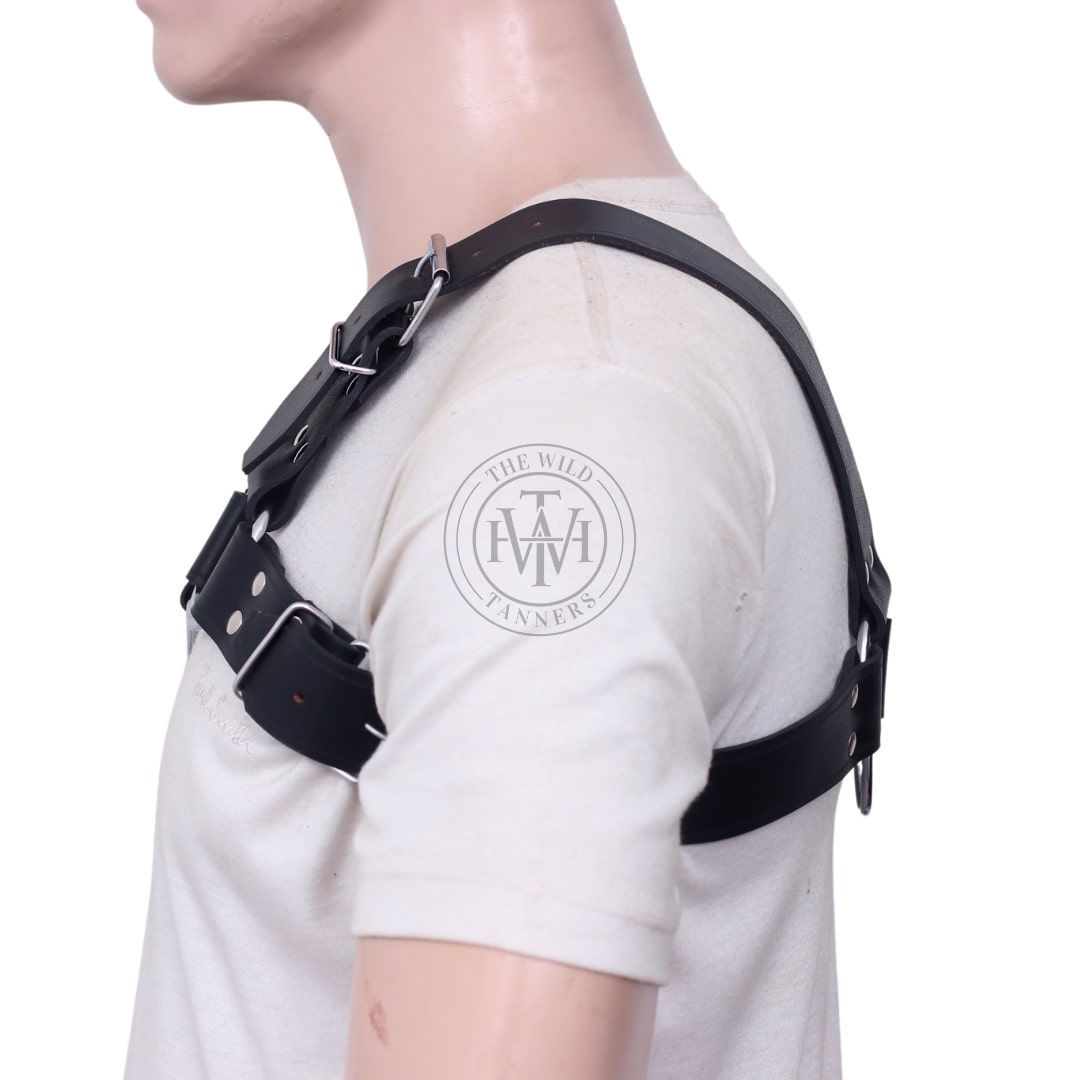 Leather Chest Harness for Bold Fashion, harness men, bdsm harness, chest harness