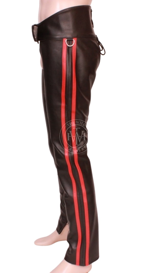 Steampunk Leather Assless Chaps For Men, view 3