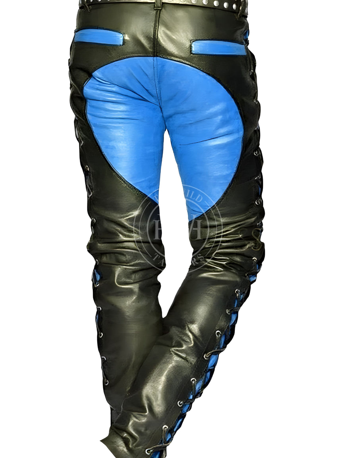 Genuine Leather Gay Laces Pants, view 3