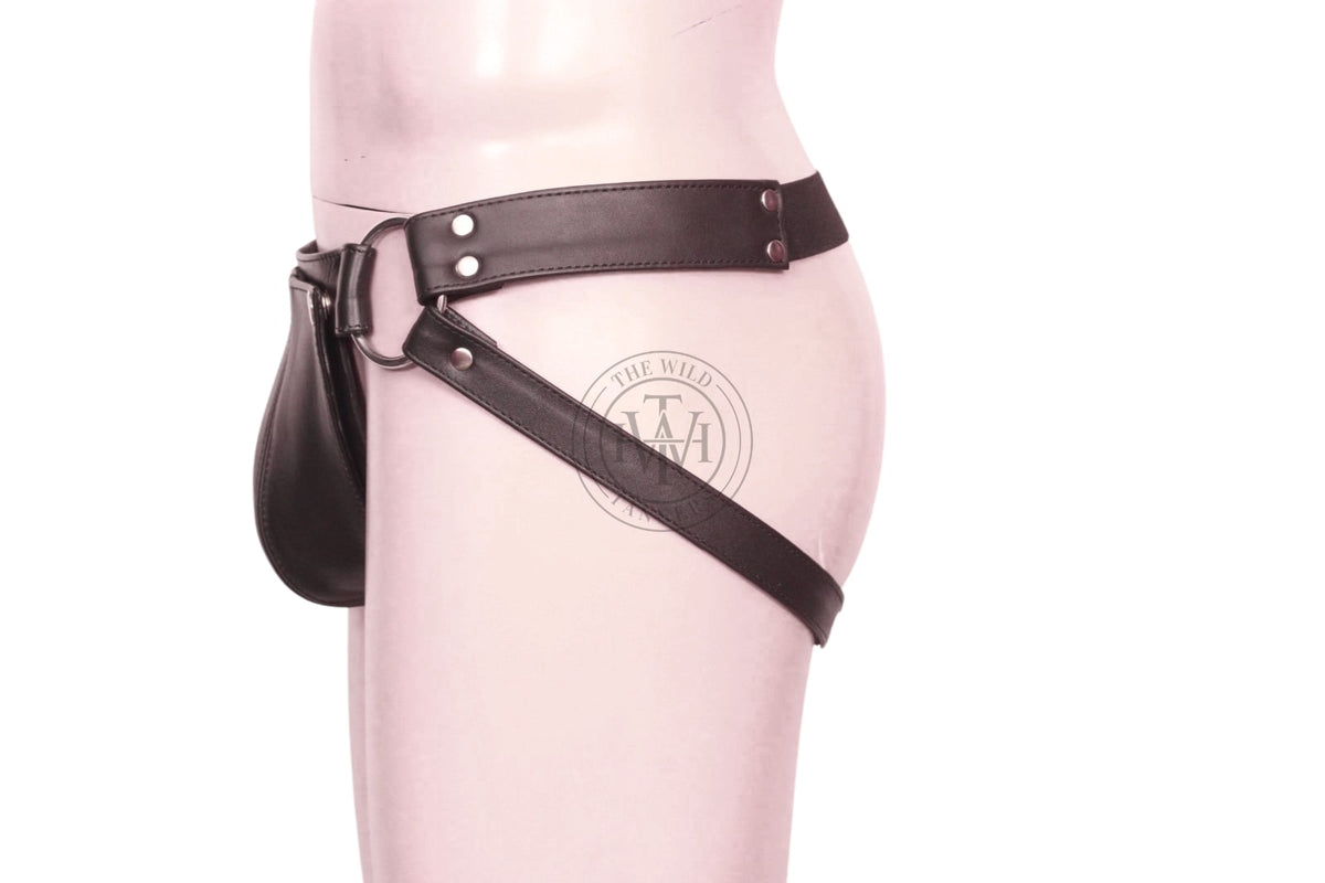 Leather Jockstrap For Men, view 3