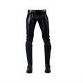 leather pants, leather BDSM Pants, Leather Bondage Pants, Gay Leather Pants, Leather pants mens, quilted leather pants