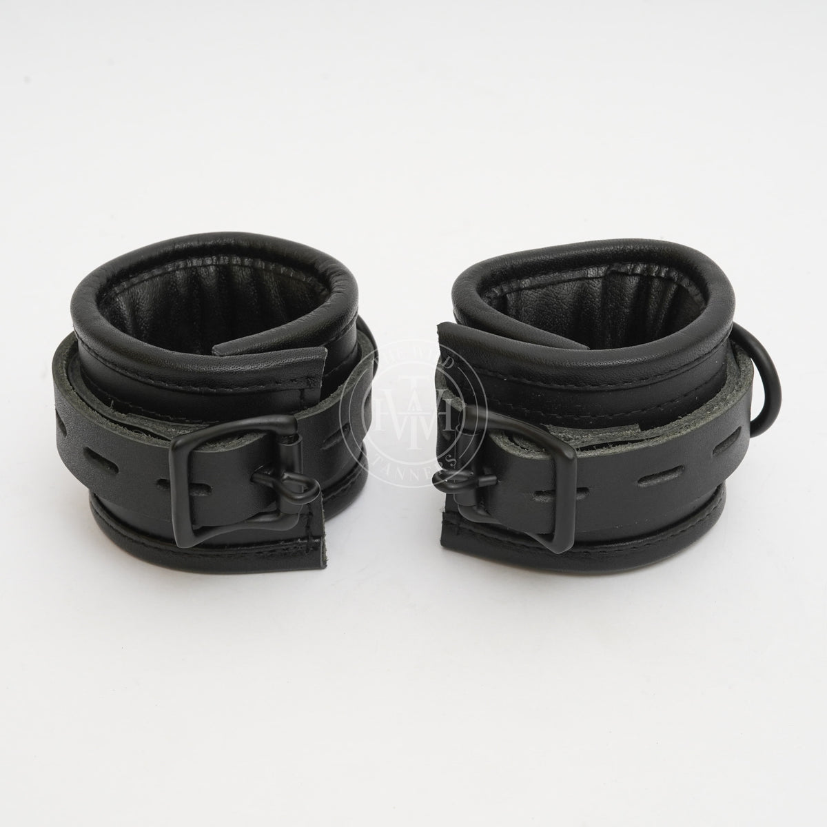 Genuine Leather Bondage Cuffs, view 3