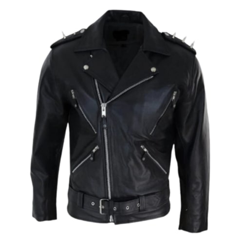 leather jacket, leather zipper jacket, genuine leather jacket, leather biker jacket