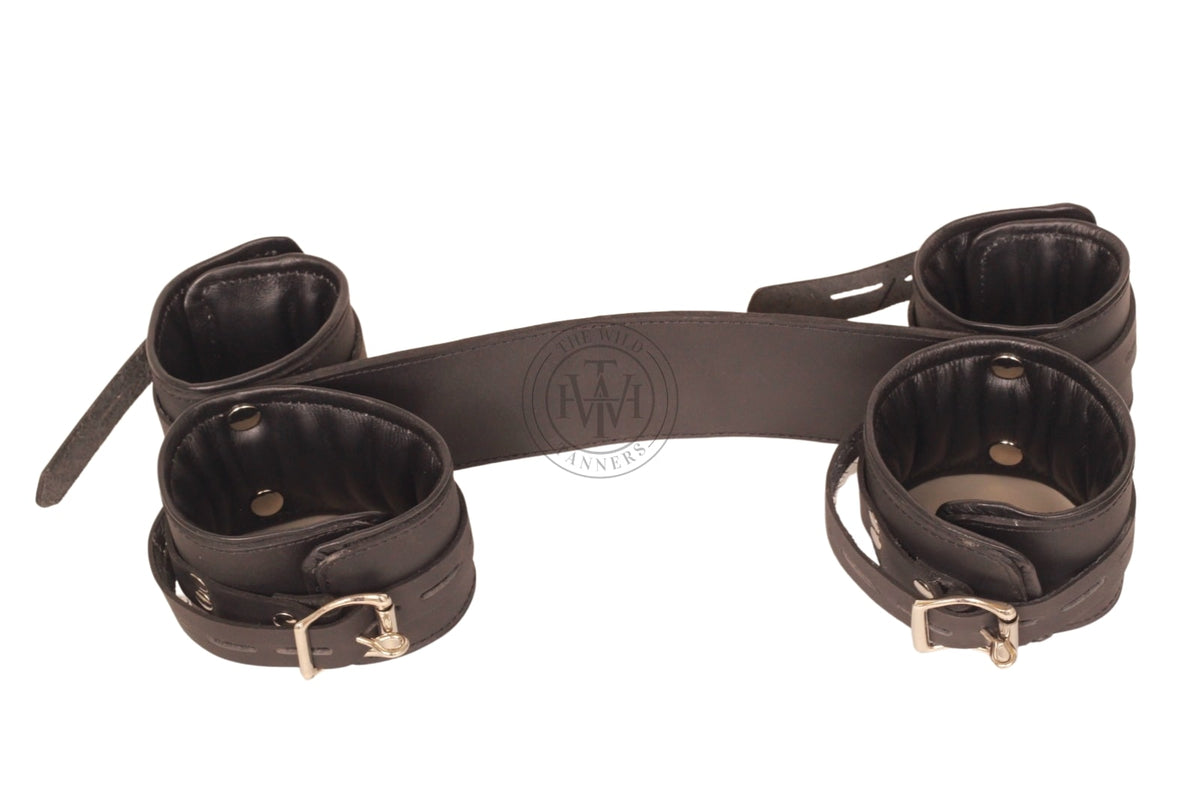 Genuine Leather Wrist and Ankle Restraints, view 3