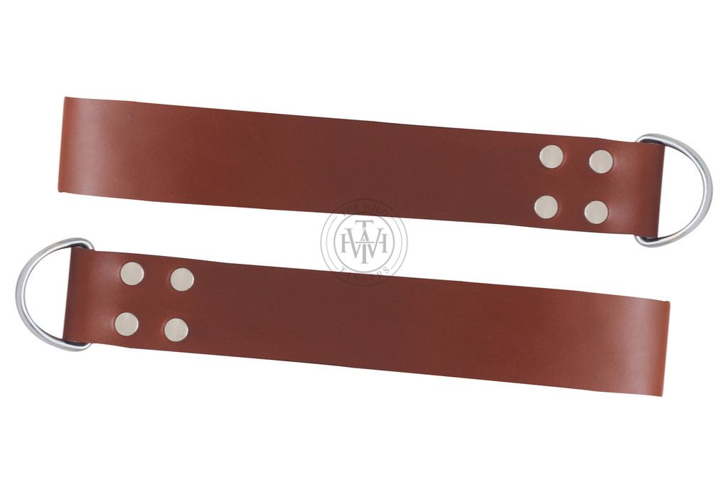 Brown Leather Sling With Leg Loops, view 5